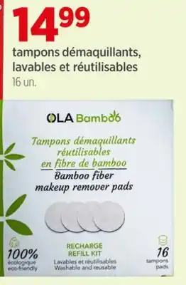 Avril tampons démaquillants, lavables et réutilisables offer