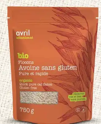 Avril Flocons d'avoine sans gluten bios offer