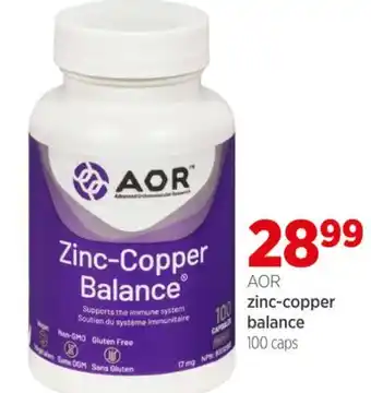 Avril zinc-copper balance offer