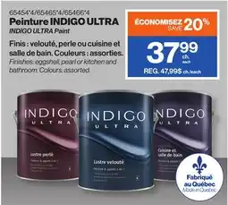 Patrick Morin INDIGO ULTRA Paint offer