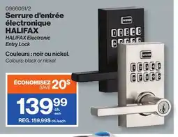 Patrick Morin HALIFAX Electronic Entry Lock offer