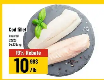 Mayrand Cod fillet Thawed offer