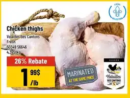 Mayrand Volailles des Cantons Chicken thighs Fresh offer