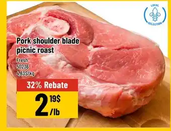 Mayrand Pork shoulder blade picnic roast offer