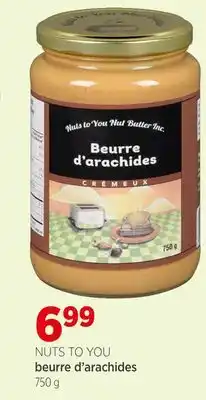 Avril NUTS TO YOU beurre d'arachides offer