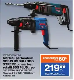 Patrick Morin SDS PLUS BULLDOG XTREME Hammer Drill or SDS PLUS Rotary Hammer offer