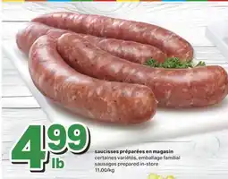 L'Intermarché SAUCISSES PRÉPARÉES EN MAGASIN offer