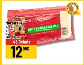 Mayrand Saputo Mozzarella offer