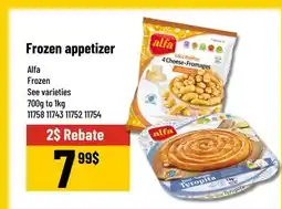 Mayrand Alfa Frozen appetizer offer