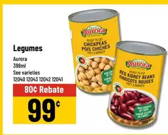 Mayrand Aurora Legumes offer