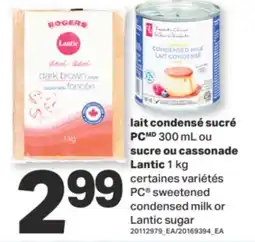 L'Intermarché LAIT CONDENSÉ SUCRÉ, 300 ML OU SUCRE OU CASSONADE, 1 KG offer