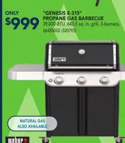 RONA GENESIS E-315 PROPANE GAS BARBECUE offer