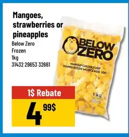 Mayrand Below Zero Mangoes, strawberries or pineapples offer