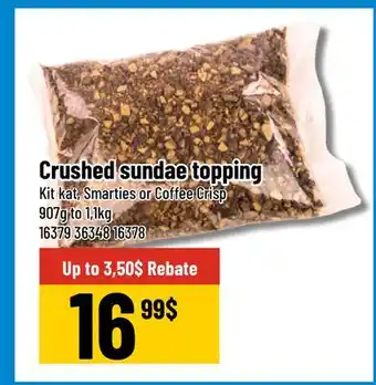 Mayrand Crushed sundae topping offer