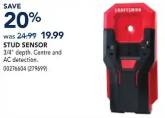 RONA CRAFTSMAN STUD SENSOR offer