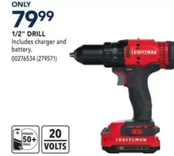 RONA CRAFTSMAN 1/2 DRILL offer