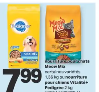 L'Intermarché NOURRITURE POUR CHATS, 1,36 KG OU NOURRITURE POUR CHIENS VITALITÉ+, 2 KG offer