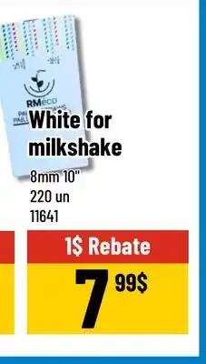 Mayrand RM Eco White for milkshake offer