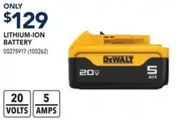 RONA DeWALT LITHIUM-ION BATTERY offer