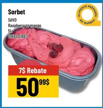 Mayrand SAVO Sorbet offer