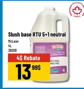 Mayrand McLean Slush base RTU 5+1 neutral offer