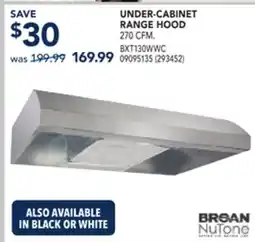 RONA BROAN UNDER-CABINET RANGE HOOD offer