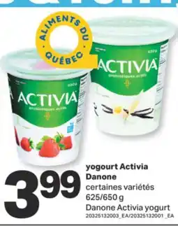 L'Intermarché YOGOURT ACTIVIA, 625/650 G offer