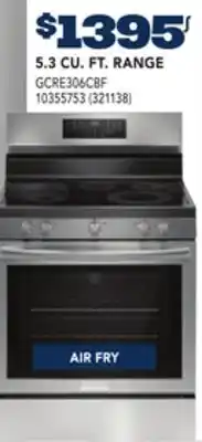 RONA 5.3 CU. FT. RANGE offer