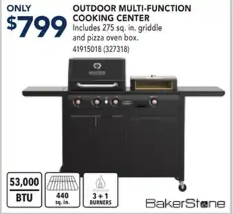 RONA BAKERSTONE OUTDOOR MULTI-FUNCTION COOKING CENTER offer