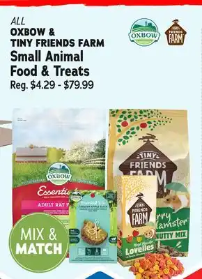 Ren’s Pets Depot ALL OXBOW & TINY FRIENDS FARM Small Animal Food & Treats offer