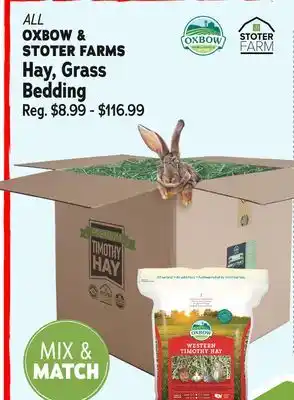 Ren’s Pets Depot ALL OXBOW & STOTER FARMS Hay, Grass Bedding offer