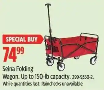 Canadian Tire Seina Folding Wagon offer