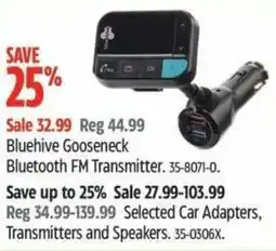 Canadian Tire Bluehive Gooseneck Bluetooth FM Transmitter offer