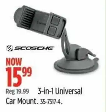 Canadian Tire Scosche 3-in-1 universal car mount offer