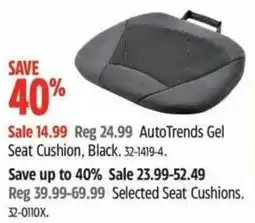 Canadian Tire AutoTrends Gel Seat Cushion, Black offer