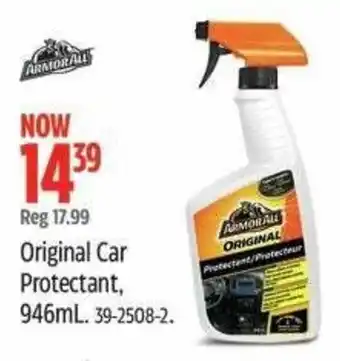 Canadian Tire Original Car Protectant offer