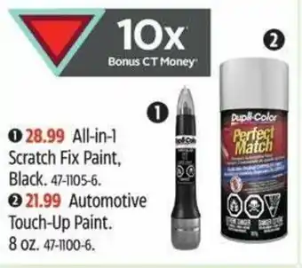 Canadian Tire Automotive Touch-Up Paint offer