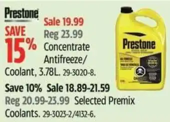 Canadian Tire Concentrate Antifreeze/ Coolant offer