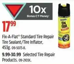 Canadian Tire Fix-A-Flat Standard Tire Repair Tire Sealant/Tire Inflator offer