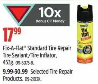 Canadian Tire Fix-A-Flat Standard Tire Repair Tire Sealant/Tire Inflator offer