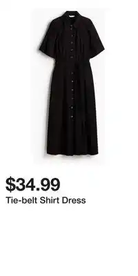 H&M Tie-belt Shirt Dress offer