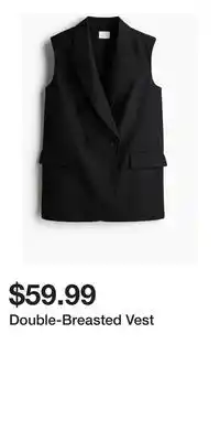 H&M Double-Breasted Vest offer