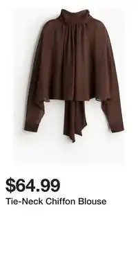 H&M Tie-Neck Chiffon Blouse offer