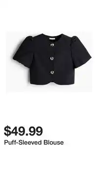 H&M Puff-Sleeved Blouse offer