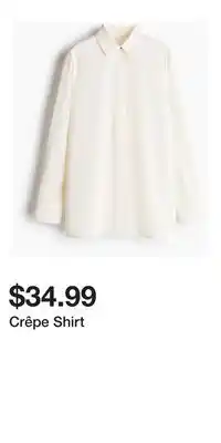 H&M Crêpe Shirt offer