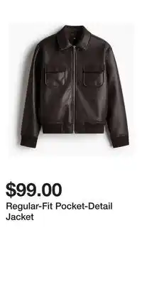 H&M Regular-Fit Pocket-Detail Jacket offer