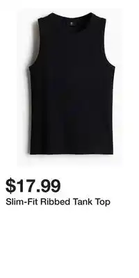 H&M Slim-Fit Ribbed Tank Top offer