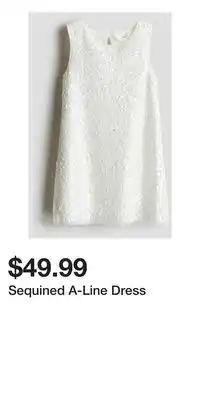 H&M Sequined A-Line Dress offer