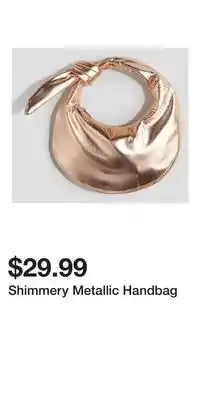 H&M Shimmery Metallic Handbag offer