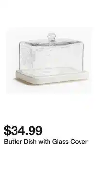 H&M Butter Dish with Glass Cover offer